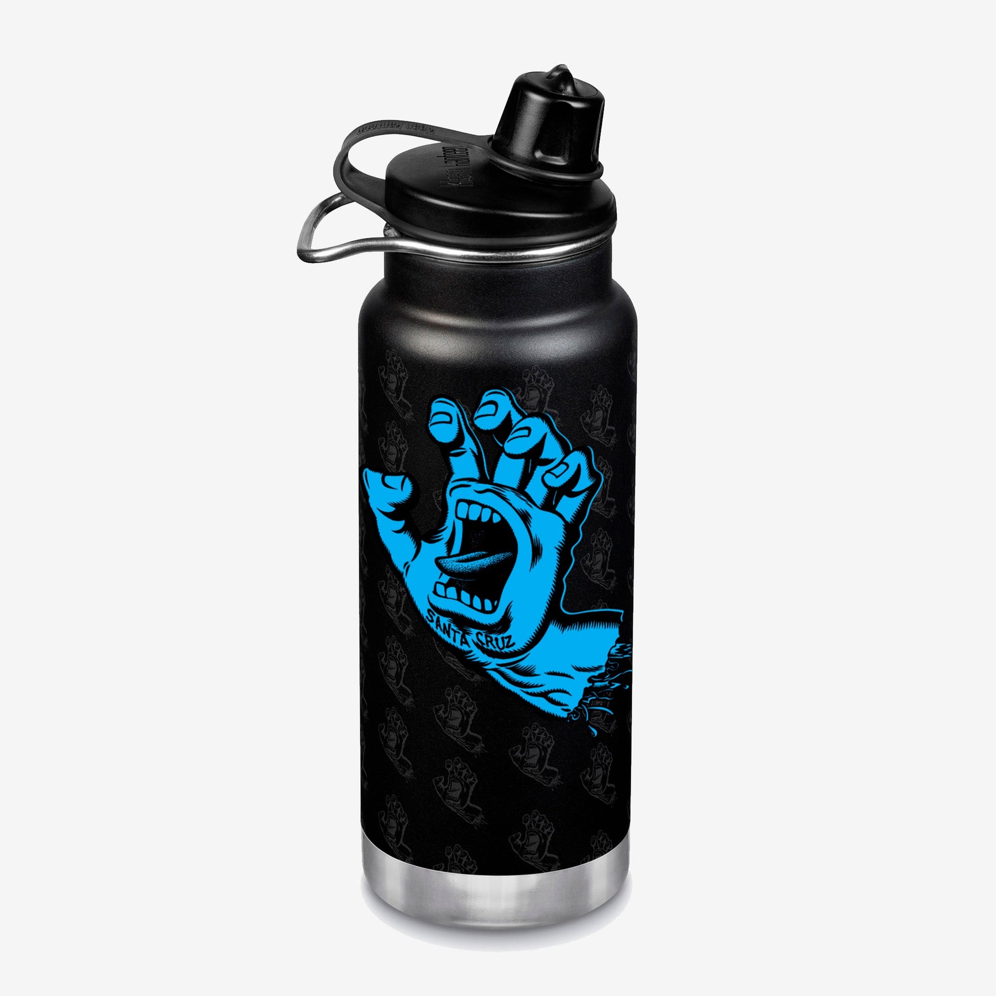 32oz-tkwide-with-chug-cap-santa-cruz-screaming-hand-a3 K32TKWCG-BK-SantaCruze_ScreamingHand.jpg